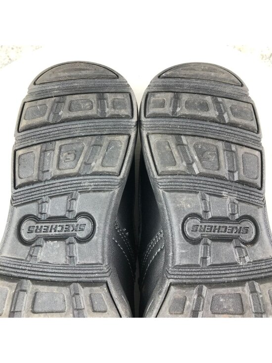 Skechers Men\'s Size 9.5 Harper Forde Black Leather Relaxed Slip On Loafers 56298 main image 11